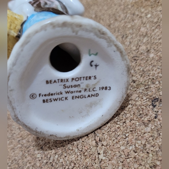 Vintage 1983 Beatrix Potter Susan Cat Figurine Beswick 4.5 inches. - Picture 5 of 6